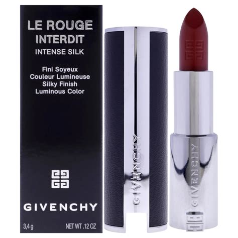 givenchy lipstick 27 rouge infuse|Givenchy interdit black.